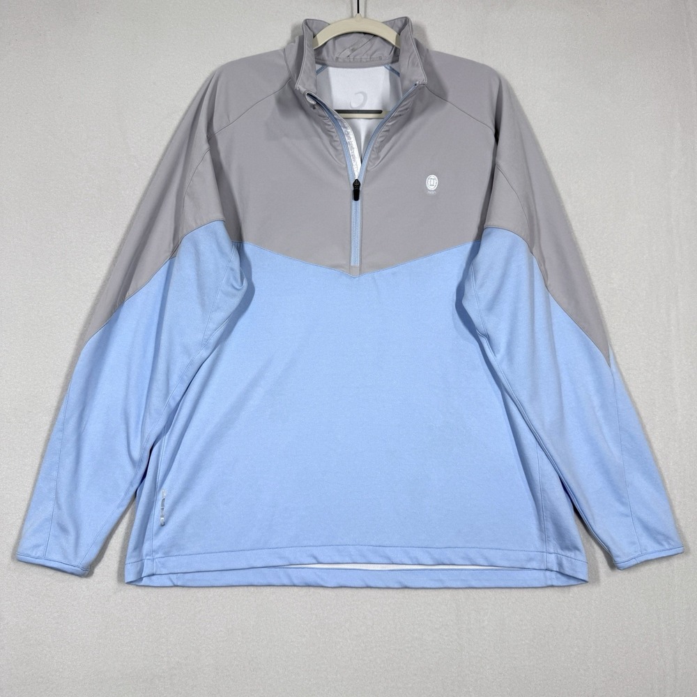 Zero Restriction Pullover Mens XXL Golf 1/4 Zip‎ Long Sleeve Shirt Country Club